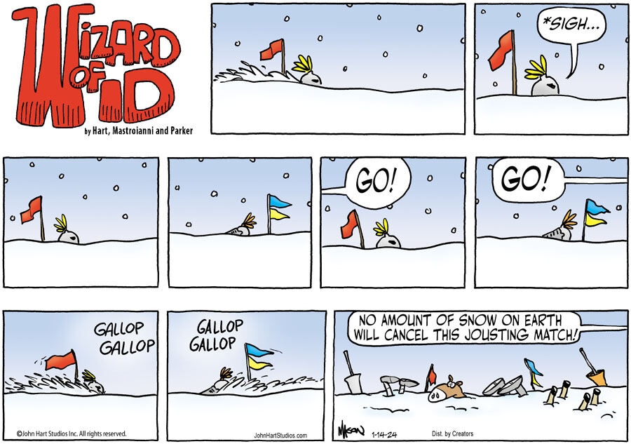 Wizard of Id for Jan 14, 2024