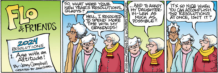 Flo & Friends for Jan 14, 2024