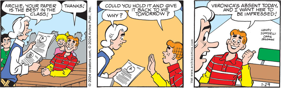 Archie for Jan 29, 2024