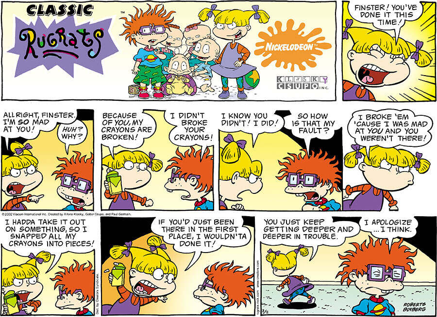 Rugrats for Feb 11, 2024