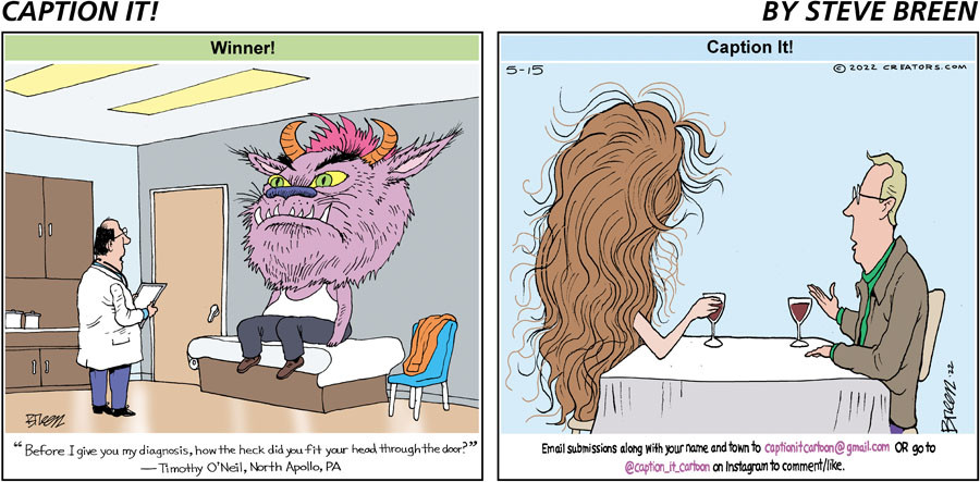 Caption It! for May 15, 2022