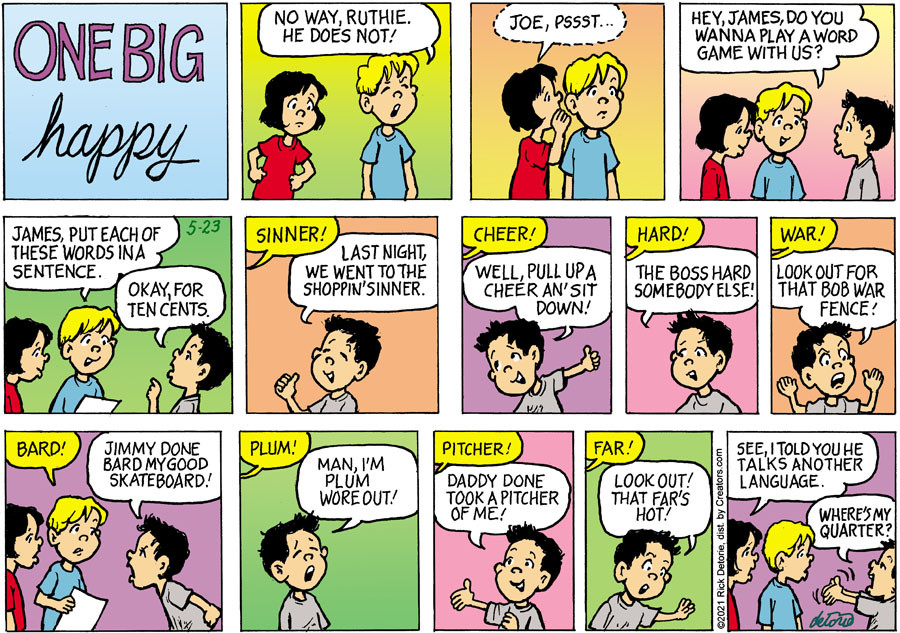 One Big Happy® for May 23, 2021