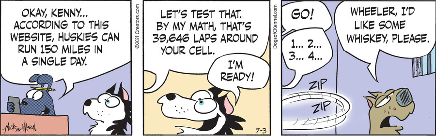 Dogs of C-Kennel for Jul 03, 2021