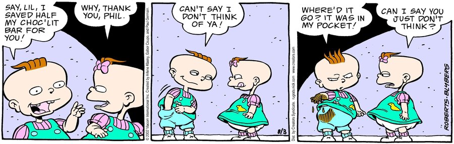 Rugrats for Aug 03, 2023