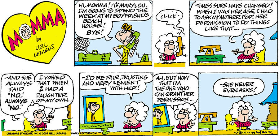 Momma for Oct 22, 2023