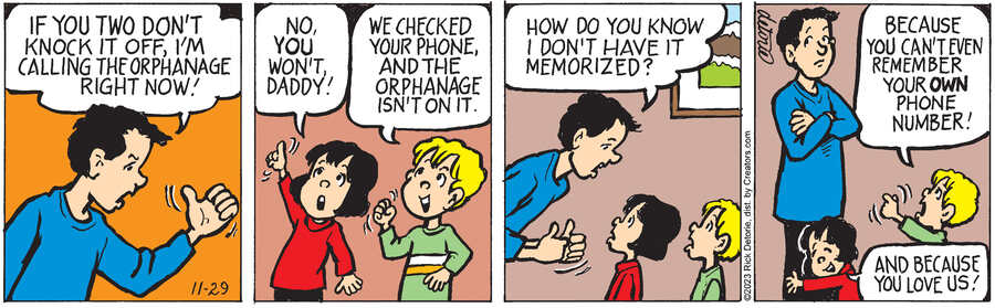 One Big Happy® for Nov 29, 2023