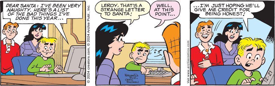 Archie for Dec 21, 2024