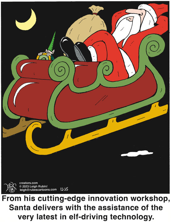 Rubes® for Dec 25, 2023