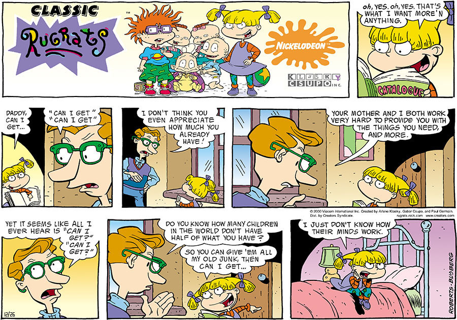 Rugrats for Dec 26, 2021