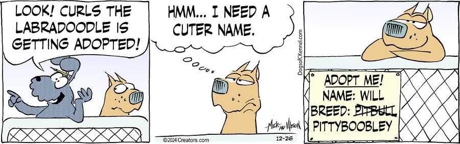 Dogs of C-Kennel for Dec 26, 2024