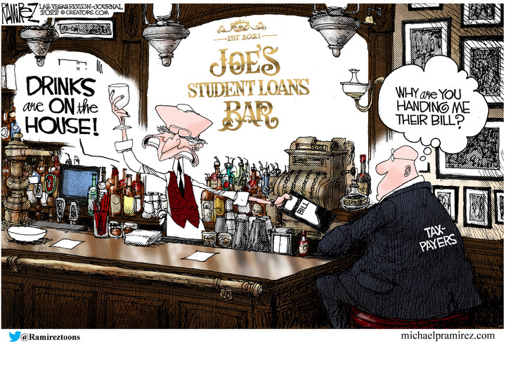 Michael Ramirez for Apr 28, 2022