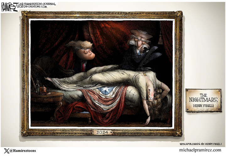 Michael Ramirez for Aug 14, 2023