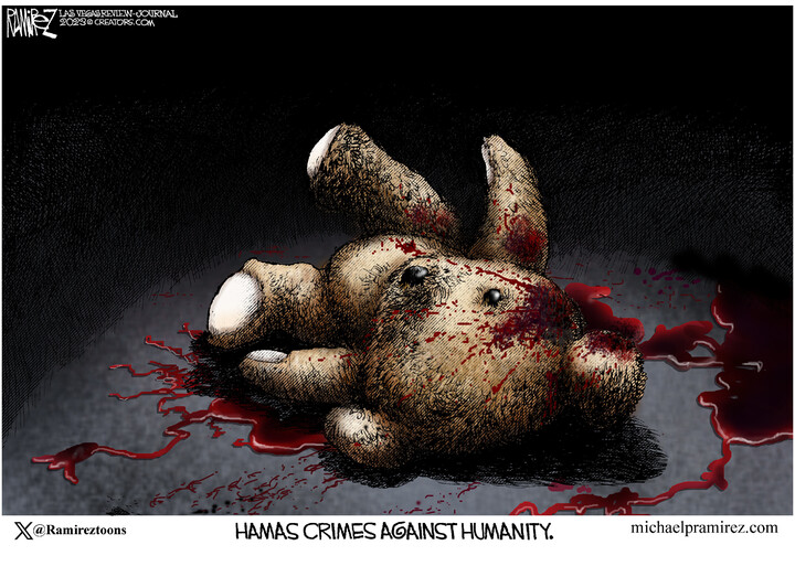 Michael Ramirez for Oct 11, 2023