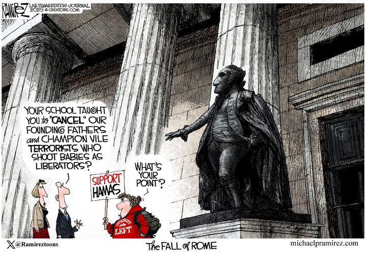 Michael Ramirez for Nov 05, 2023