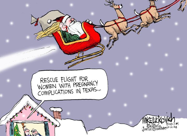 Mike Luckovich for Dec 12, 2023