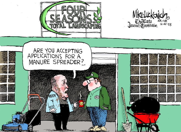 Mike Luckovich for Dec 21, 2023