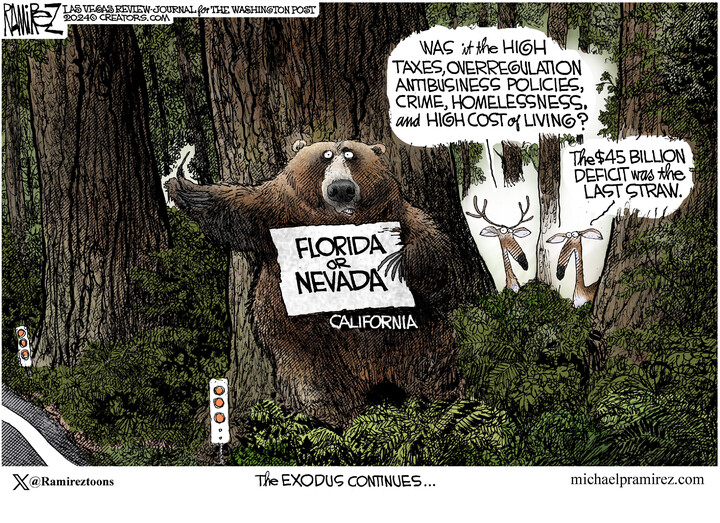 Michael Ramirez for May 17, 2024