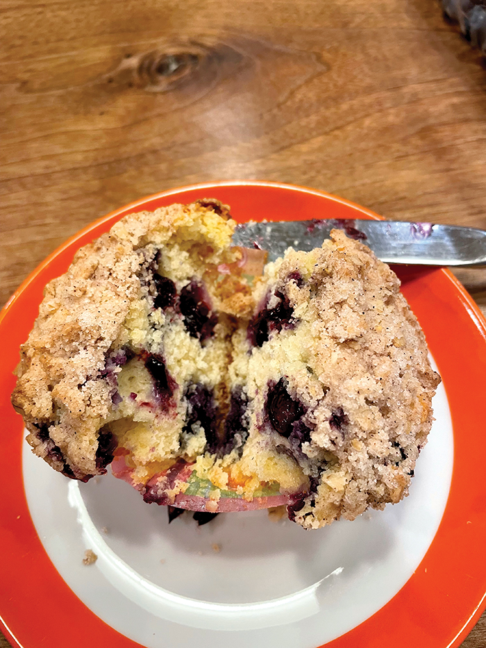 blueberry muffins