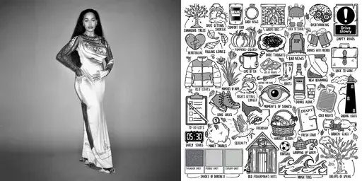 This combination of images shows cover images for "Falling or Flying" by Jorja Smith, left, and "Autumn Variations" by Ed Sheeran. (FAMM via AP, left, and Gingerbread Man Records/Warner Records via AP)