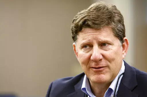 Tennessee Valley Authority President Jeff Lyash speaks with the Chattanooga Times Free Press from the TVA Chattanooga Office Complex in Chattanooga, Tenn., April 23, 2019. On Tuesday, Jan. 10, 2023, TVA, the nation's largest public utility, signed a decision to build a new natural gas plant, despite concerns from the Environmental Protection Agency that its analysis of alternatives is faulty and that the project is at odds with President Joe Biden's clean energy goals. (C.B. Schmelter/Chattanoog