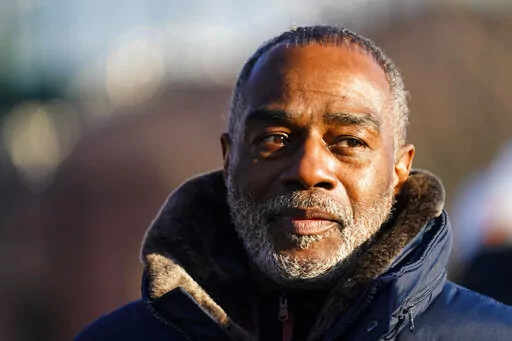 Willie Stokes walks from a state prison in Chester, Pa., on Tuesday, Jan. 4, 2022, after his 1984 murder conviction was overturned because of perjured witness testimony. Stokes was serving a life sentence and spent decades in prison before learning the witness who testified against him at a 1984 court hearing soon pleaded guilty to perjury over the testimony. (AP Photo/Matt Rourke)