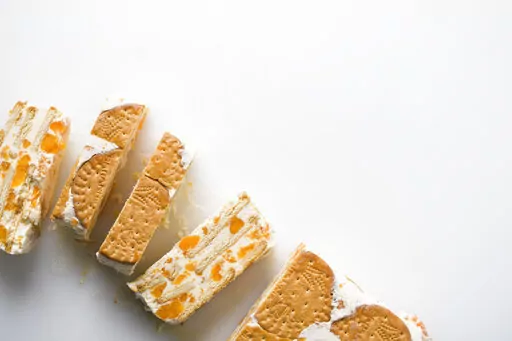 This image released by Milk Street shows a recipe for Orange Semifreddo. (Milk Street via AP)