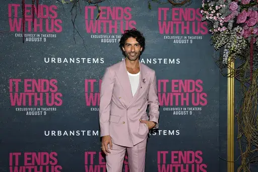 Justin Baldoni attends the world premiere of "It Ends with Us" at AMC Lincoln Square on Tuesday, Aug. 6, 2024, in New York. (Photo by Evan Agostini/Invision/AP, File)