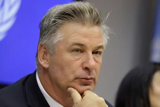Actor Alec Baldwin attends a news conference at United Nations headquarters, Sept. 21, 2015. Baldwin has pleaded not guilty to an involuntary manslaughter charge in the fatal shooting of a cinematographer during a rehearsal on a movie set in New Mexico. Court documents filed Wednesday, Jan. 31, 2024, show Baldwin entered the plea in state district court in Santa Fe, waiving an arraignment Thursday, Feb. 1, that was scheduled to take place remotely by video conference. (AP Photo/Seth Wenig, File)