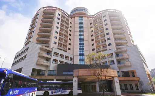 The reunion center is located at the Diamond Mountain, North Korea, Thursday, Aug. 27, 2009. (AP Photo/Korea Pool, File)