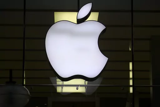 The Apple logo is illuminated at a store in the city center of Munich, Germany, Dec. 16, 2020. Apple plans to suspend sales of the Series 9 and Ultra 2 versions of its popular Apple Watch for online U.S. customers beginning Thursday afternoon, Dec. 21, 2023, and in its stores on Sunday, Dec. 24. The move stems from an October decision from the International Trade Commission restricting Apple's watches with a Blood Oxygen feature as part of an intellectual property dispute with medical technology