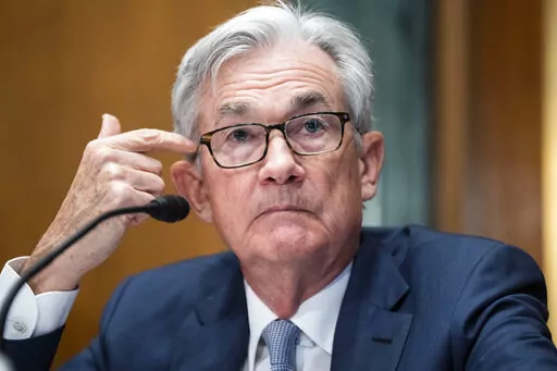 Federal Reserve Chairman Jerome Powell testifies before the Senate Banking Committee hearing, March 3, 2022 on Capitol Hill in Washington. The Federal Reserve is poised this week to begin unleashing its most drastic steps in three decades to attack inflation by making it costlier to borrow — for a car, a home, a business deal, a credit card purchase — all of which will compound Americans' financial strains and likely weaken the economy. The Fed is expected to announce Wednesday, May 3, 2022 