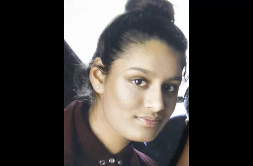 This is an undated photo of Shamima Begum. A British woman whose U.K. citizenship was revoked after she traveled to Syria to join the so-called Islamic State group has lost an appeal to have her citizenship restored, on Wednesday, Feb. 22, 2023. Shamima Begum was 15 years old when she and two other girls from London joined the extremist group in February 2015. Authorities withdrew her British citizenship on national security grounds soon after she was found in a Syria refugee camp in 2019. (PA v