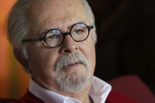 Colombian artist Fernando Botero gives an interview in New York, Oct. 30, 2013. Botero died on Sept. 15, 2023 in Monaco, according to his daughter Lina Botero who confirmed his passing to Colombian radio station Caracol. (AP Photo/Mark Lennihan, File)