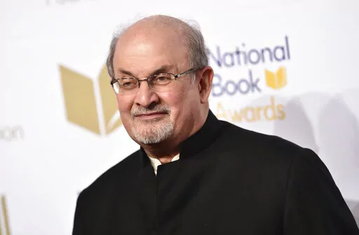 Salman Rushdie attends the 68th National Book Awards Ceremony and Benefit Dinner on Nov. 15, 2017, in New York. Rushdie is “on the road to recovery,” his agent confirmed Sunday, Aug. 14, 2022, two days after the author of “The Satanic Verses” suffered serious injuries in a stabbing at a lecture in upstate New York. The announcement followed news that the lauded writer was removed from a ventilator Saturday and able to talk and joke. (Photo by Evan Agostini/Invision/AP, File)