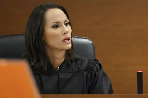 Judge Elizabeth Scherer speaks sharply calling lead defense attorney Melisa McNeill "unprofessional" after McNeill announced the defense's intention to rest their case during the penalty phase of the trial of Marjory Stoneman Douglas High School shooter Nikolas Cruz at the Broward County Courthouse in Fort Lauderdale on Wednesday, Sept. 14, 2022. Cruz previously plead guilty to all 17 counts of premeditated murder and 17 counts of attempted murder in the 2018 shootings. (Amy Beth Bennett/South F