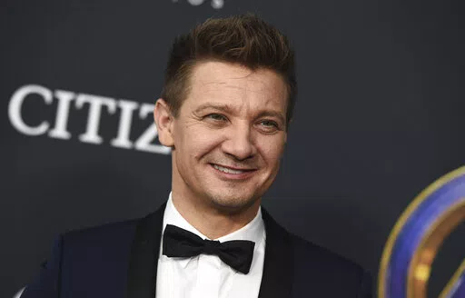 Jeremy Renner arrives at the premiere of "Avengers: Endgame" at the Los Angeles Convention Center on Monday, April 22, 2019. Renner says he is out of the hospital after he was seriously injured in a snow plow accident. In response to a Twitter post Monday about his TV series “Mayor of Kingstown,” Renner tweeted that other than the brain fog that remains, he is very excited to watch the next episode with his family at home. (Photo by Jordan Strauss/Invision/AP, File)