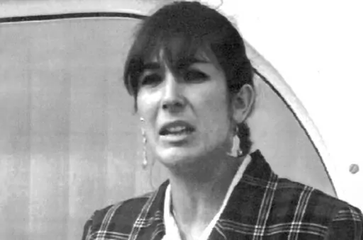 Ghislaine Maxwell, daughter of late British publisher Robert Maxwell, reads a statement expressing her family's gratitude to Spanish authorities after recovery of his body, in Nov. 7, 1991, in Tenerife, Spain. Maxwell should spend at least 30 years in prison for her role in the sexual abuse of teenage girls over a 10-year period by her onetime boyfriend, financier Jeffrey Epstein, prosecutors said Wednesday, June 23, 2022, in written arguments. (AP Photo/Dominique Mollard, File)