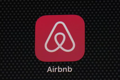 The Airbnb app icon is displayed on an iPad screen in Washington, D.C., on May 8, 2021. Airbnb reports earnings on Wednesday, Nov. 1, 2023. (AP Photo/Patrick Semansky, File)