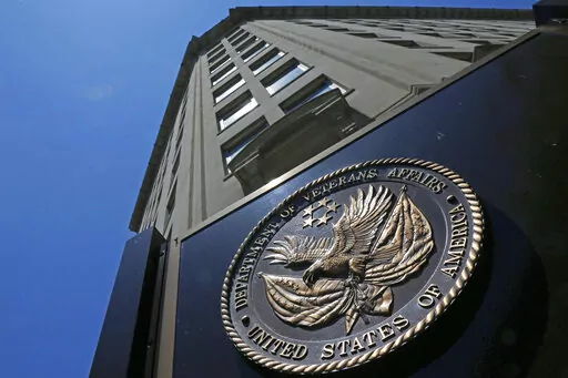 The Veterans Affairs Department is shown on June 21, 2013, in Washington. The Veterans' Affairs Department on Thursday, Oct. 27, 2022, announced three grants to help veterans who are homeless or who are at risk of losing their homes. (AP Photo/Charles Dharapak, File)
