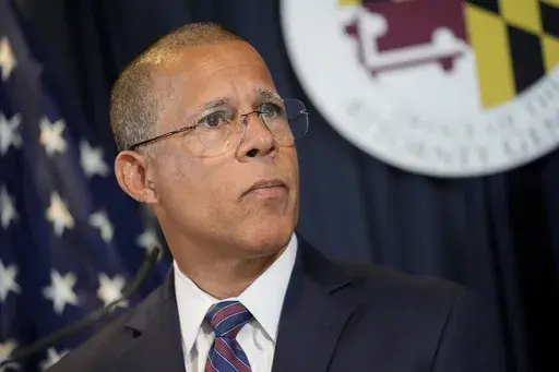 Maryland Attorney General Anthony Brown speaks during a news conference Tuesday, Sept. 24, 2024, in Baltimore. (AP Photo/Stephanie Scarbrough, File)