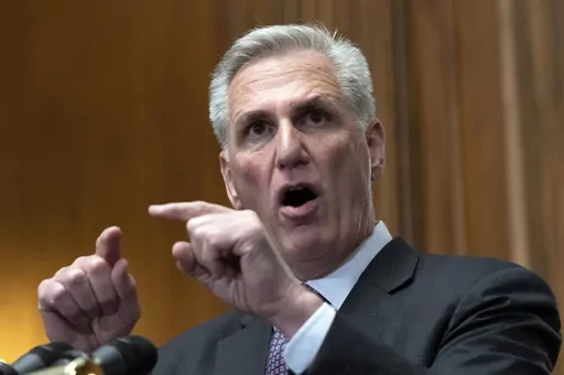 House Speaker Kevin McCarthy of Calif., speaks at a news conference after the House passed the debt ceiling bill at the Capitol in Washington, May 31, 2023. The bill now goes to the Senate. McCarthy is studying history and considering the appointment of a mix of lawmakers and business leaders to a new commission to tackle the nation's soaring debt. McCarthy is fresh off his biggest political victory since becoming speaker. He got the White House to agree to a debt limit suspension that also cont