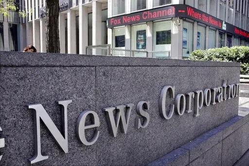 The News Corporation headquarters building appears in New York on Aug. 1, 2017. Former President Donald Trump has taken some hits in the aftermath of the midterm elections, but the unkindest cuts may have come from a source that was once among his biggest backers — the media empire of magnate Rupert Murdoch. (AP Photo/Richard Drew, File)