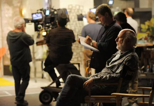 James Burrows, director of the television series "Partners," poses for a portrait on the set of the show at Warner Bros. Studios in Burbank, Calif., on  Sept. 19, 2012. Burrows, who has directed hit comedies including "Taxi", "Friends," "Cheers" and "Will & Grace" has written a new memoir called "Directed by James Burrows."   (Photo by Chris Pizzello/Invision/AP, File)