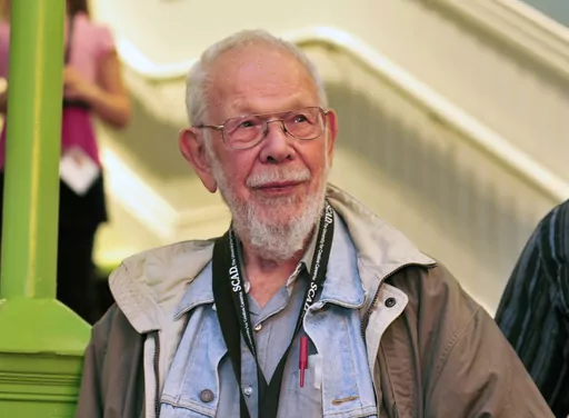 Mad Magazine cartoonist Al Jaffee attends an event to honor veteran contributors of MAD Magazine at the Savannah College of Art and Design and the National Cartoonists Society on Oct. 11, 2011 in Savannah, Ga. Jaffee died Monday at the age of 102. (AP Photo/Stephen Morton, File)