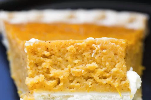 This image shows a recipe for sweet potato pie, a nice alternative to the more traditional pumpkin pie for Thanksgiving. (Cheyenne Cohen via AP)