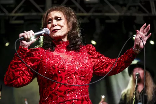 Loretta Lynn performs at the BBC Music Showcase during South By Southwest on March 17, 2016, in Austin, Texas. Lynn, the Kentucky coal miner’s daughter who became a pillar of country music, died Tuesday at her home in Hurricane Mills, Tenn. She was 90. (Photo by Rich Fury/Invision/AP, File)