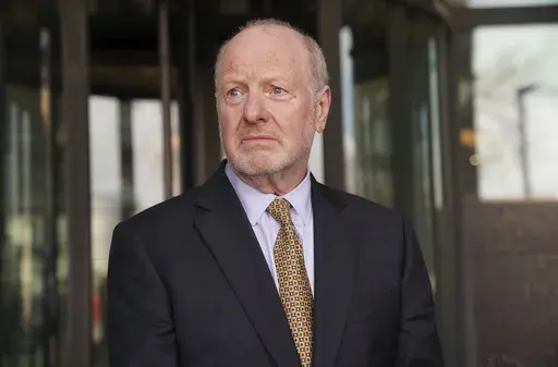 Alan Bates, former sub-postmaster and founder, Justice for Subpostmasters Alliance, is photographed, in London, Feb. 27, 2024. Alan Bates is among more than 1,000 people, including artist Tracey Emin, actress Imelda Staunton and Duran Duran singer Simon Le Bon, recognized Friday June 14, 2024 on the King’s Birthday Honors list, released to mark the British monarch’s official birthday. (Lucy North/PA via AP, File)