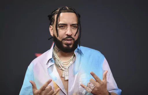 French Montana arrives at the BET Awards on Sunday, June 26, 2022, at the Microsoft Theater in Los Angeles. The "Pop That'' rapper is telling that story in the documentary film “For Khadija,” a project named after his mother that recently premiered at the Tribeca Film Festival. (Photo by Richard Shotwell/Invision/AP, File)