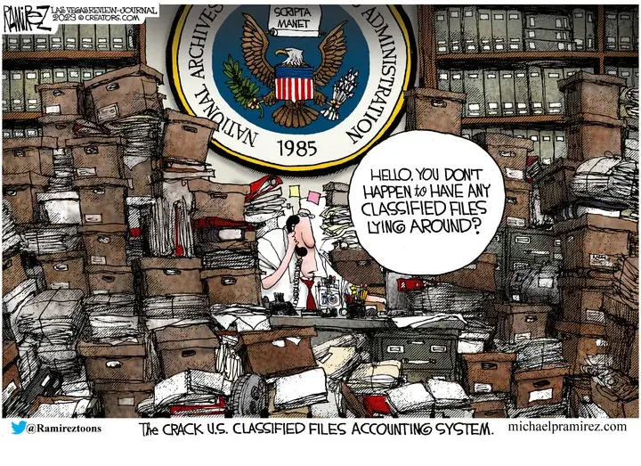 Michael Ramirez for Jan 17, 2023