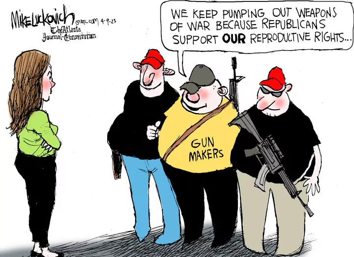 Mike Luckovich for Apr 09, 2023